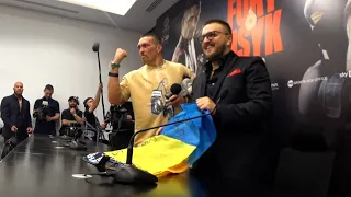 USYK PRESS CONFERENCE FULL AFTER TYSON FURY FIGHT