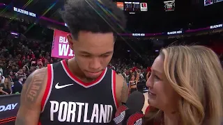 Anfernee Simons Post-Game Interview - DBook TV (February 1, 2024)