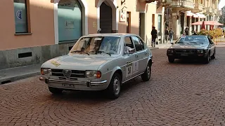 2 Rally della Lana Revival  1974 2024 arrivo prime vetture 6 aprile