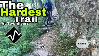 RIDING THE HARDEST TRAIL AT TWO RIVER BIKE PARK: The Black Diamond Bluff Line, Ride and Tips