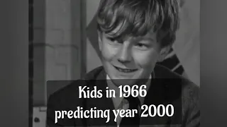 Kids in 1966 predicting about year 2000 #bbc #future #predictions #funny