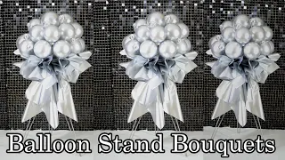 Silver Balloon Stand Bouquets | Step By Step Tutorial | PARTYLANDUP