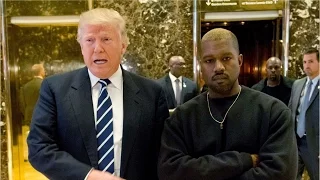 Kanye and Donald Trump meet at Trump Tower in NYC