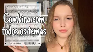 MEU MODELO DE REDAÇÃO NOTA 1000