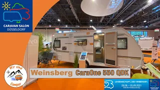 Der Weinsberg CaraOne 550 QDK mit Etagenbetten | Caravan Salon 2021