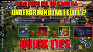 Mir4 Quick Tips Nag papa Lvl up ka sa Underground Jail Elite ? | Deliver Manager's Badge Request |