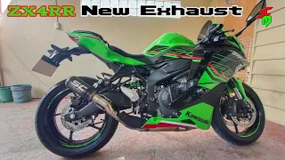 KAWASAKI ZX4RR NEW EXHAUST SC PROJECT CARBON EDITION | JC VLOG #KALAKBAY