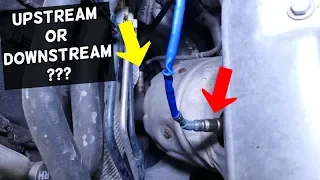 WHICH OXYGEN SENSOR IS UPSTREAM AND WHICH IS DOWNSTREAM