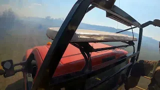 Mopping up grass fire flanks with Brush 7 (SCVFD)