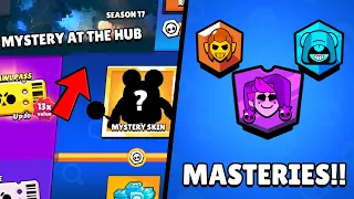 New Brawl Talk Season 17, Masteries is HERE! Mystery At The Hub and MORE! | UPDATE #mysteryatthehub