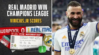 Hala Madrid! Real Madrid Beat Liverpool 1-0 in Champions League Final | Ballon d'Or BENZEMA 🇫🇷