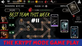 Krypt Mode Game Play | Level Elder Bosses | Mortal Kombat Mobile