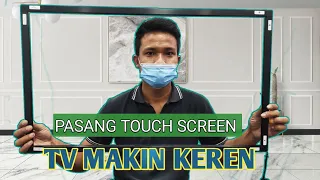 CARA PASANG TOUCH SCREEN PANEL PADA TV#pasangtouchscreentvlayarsentuh#tutorialtouchscreenpanel