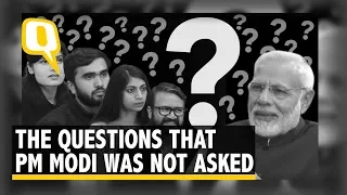 The Quint Asks Questions That PM Modi Wasn’t Asked | The Quint