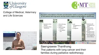 3MT 2019 MVLS - Saengrawee Thanthong - Thai patients with lung cancer during palliative radiotherapy