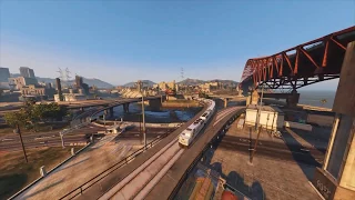 Grand Theft Auto V The Brown Streak San Andreas Train mod