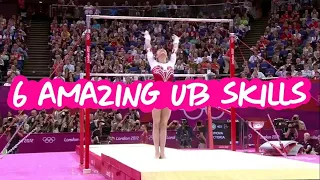 6 Amazing Uneven Bars Skills - Gymnastics