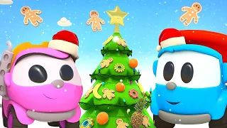 Christmas cartoons for kids & Car cartoon for babies - Leo the Truck episodes & Christmas tree.