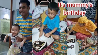 Mummy's birthday 🎂 🥳, Happy birthday Mummy..Ifraz তার mummy র birthday যেভাবে celebrate করলো #shorts