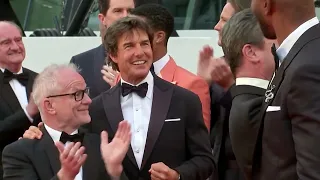 French Air Force pays tribute to 'Maverick' Tom Cruise at Cannes