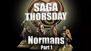 SAGA THORSDAY 9 - Normans Battle Board and Tactics! Part 1