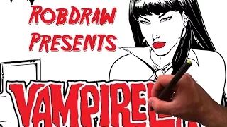 How to Draw Vampirella- Robdraw