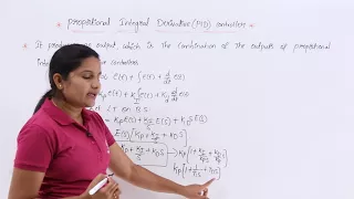Proportional Integral Derivative PID Controller
