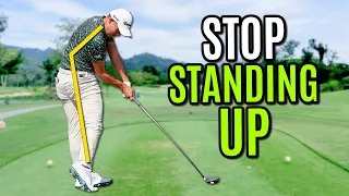 This Finally Fixes Standing Up In The Golf Swing