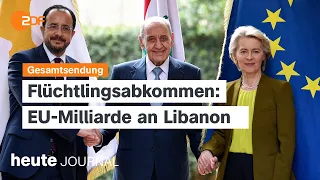 heute journal vom 02.05.2024 EU-Flüchtlingsabkommen, Proteste Georgien (english)