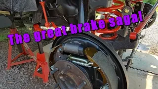 Hilux surf gen 3 rear brakes fitting and adjustment