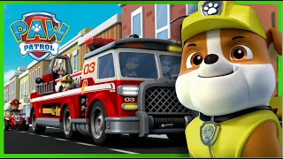 Mighty Rubble Stops Humdinger Clones +MORE | PAW Patrol | Cartoons for Kids