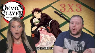 DEMON SLAYER: KIMETSU NO YAIBA 3x3 REACTION |  A Sword from Over 300 Years Ago