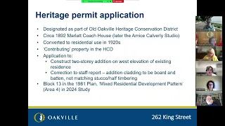 Heritage Oakville Advisory Committee, March 26, 2024