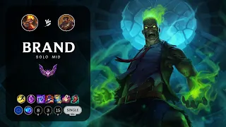 Brand Mid vs Viktor - EUW Master Patch 13.15