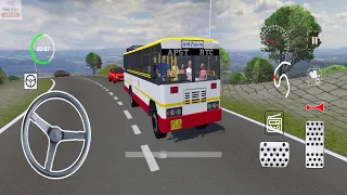APSRTC Bus Driving in Tirupati Ghat | Temple Bus Driver - Simulation Android Gameplay | Bus Games 3D