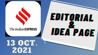 13th October 2021 | Gargi Classes Indian Express Editorial Analysis/Discussion