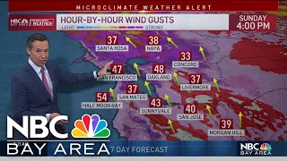 Bay Area forecast: Gusty winds, flood watch