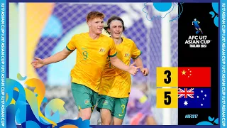 #AFCU17 - Group C | China PR 3 - 5 Australia