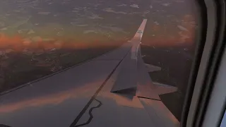 KLM landing in Hamburg airport - Germany
