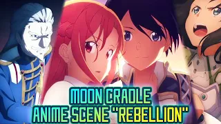 Rebellion Subsided... For Now - Sword Art Online Unleash Blading Moon Cradle Anime Scene