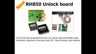 Secured RH850 unlocking and Read and Write  by TNM7000E