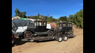 3 Model T Fords rescued from Compton Ca 36 year slumber