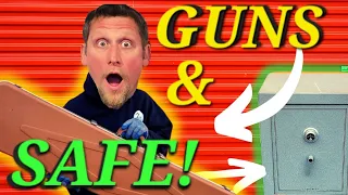 I Bought a Storage Unit With FULL Gun Case and a GIANT Safe!  ~ Elderly man HID THIS in Unit!