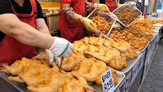 10 Amazing Flavors of Chicken!! A variety of delicious Korean chicken. / Korean street food