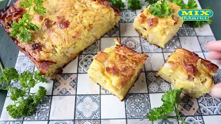 Babka with bacon is a classic potato cake