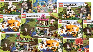 ALL LEGO Minecraft 2022 Sets COMPILATION/COLLECTION Speed Build Review