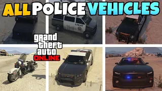 How to Get All Police Cars / Vehicles in GTA 5 Online