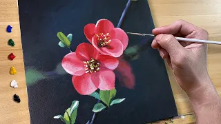 How to Paint Simple Flower / Correa Art