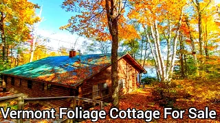 Vermont Waterfront Cabins For Sale ,$397k , 2bd , 3 Season Cottage | Vermont Foliage Cabins For Sale