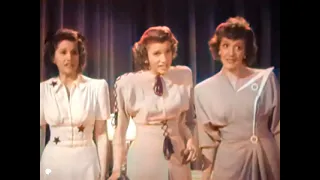 The Andrews Sisters - Steppin' Out Tonight (1941)